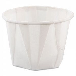 Solo 100-2050 Souffle Cup 1 oz. White Paper, Pack of 250 77613234