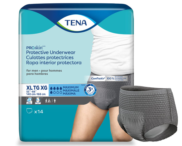 TENA ProSkin Incontinence Underwear for Men with Maximum Absorbency 45653262