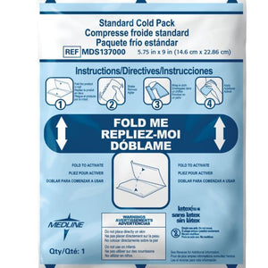 Medline Standard Instant Cold Packs -Case of 24