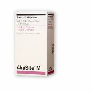AlgiSite M 59480300 Calcium Alginate Dressing, Box of 10 61132972