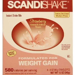 Scandishake Oral Supplement Strawberry 3 oz. Individual Packet Powder, 1 Count