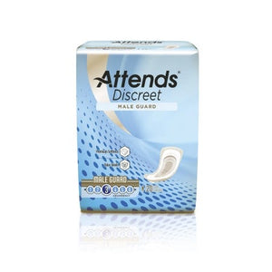 Attends Bladder Control Pad Discreet Male Guard Light Absorbency Polymer Male Disposable Bag of 20 23286673