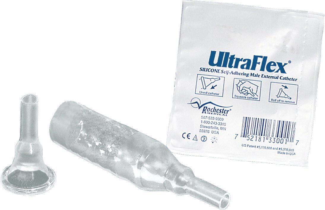 Bard UltraFlex Self-Adhering Male External Catheter, Intermediate 32 mm ...
