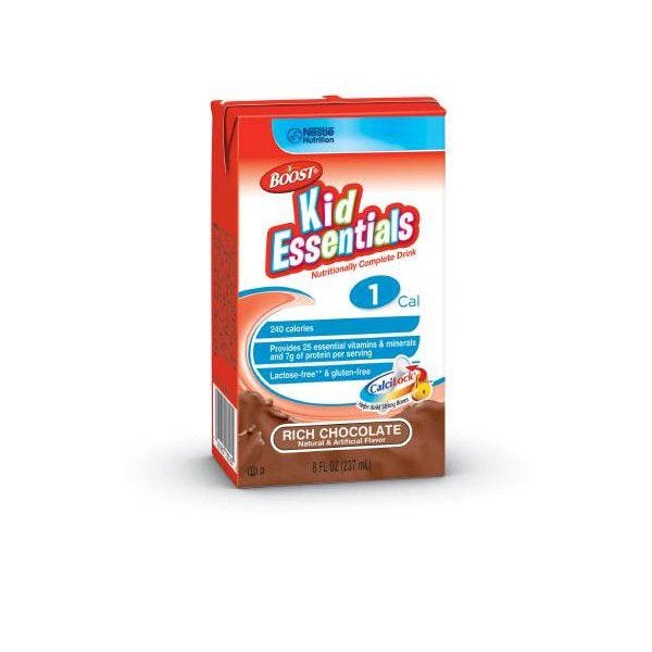 Nestle Boost Kid Essentials 1.0 Cal Complete Nutrition Drink: Chocolate ...