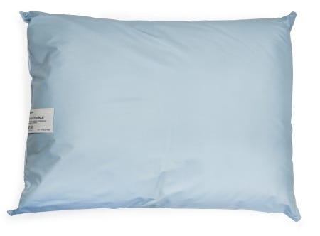 McKesson Bed Pillow 19 X 25 Inch Blue Reusable 43518683