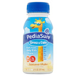 PediaSure Pediatric Grow & Gain Shake 8 oz Case of 24, Banana Flavor