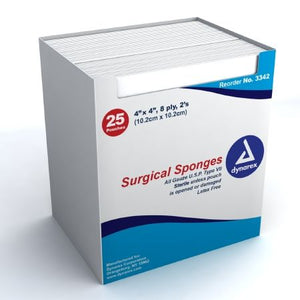 Dynarex 3342 Gauze Sponge Box of 25 84365960