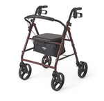 Medline Basic Steel Rollators Red 8