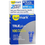 Sunmark TruePlus Twist Top Lancet 28 Gauge Box of 100, Light Blue 21225388