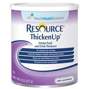 Resource Thickenup Instant Food Thickener: 1 Count, 15KCalories/1 Tablespoon, 8 oz, Can, Unflavored 76267468