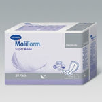 MoliForm Bladder Control Pad: 27 Inch Length Heavy Absorbency Polymer Male Disposable, Bag of 30