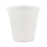 Disposable Cold Plastic Drinking Cups, Translucent, Case of 2500