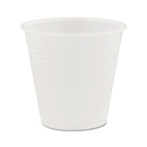 Disposable Cold Plastic Drinking Cups, Translucent, Case of 2500