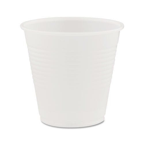 Disposable Cold Plastic Drinking Cups, Translucent, Case of 2500