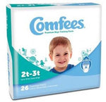 Comfees Toddler Training Pants Pull On 2T - 3T Disposable Moderate Absorbency, Case of 156