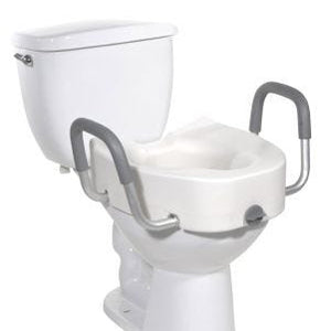 Drive 12013 Raised Toilet Seat 1 Each 14038866