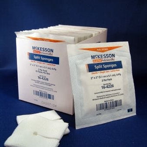 McKesson 16-4226 I.V. / Drain Split Dressing, Pack of 2 21939230