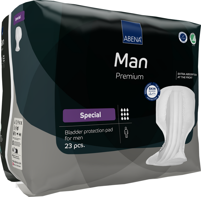 Abena Man Special Premium Bladder Control Pad, One Size Fits Most 16815777