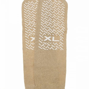 Medline Single-Tread Slippers Beige, 1 Pair