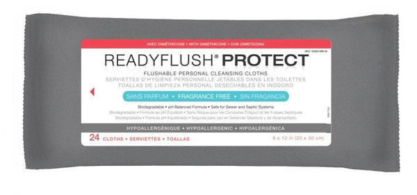 ReadyFlush Biodegradable Flushable Wipes Pack of 24 42065347