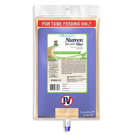 Nutren Junior Fiber Tube Feeding Formula 1000mL Case of 6, Unflavored 29356524