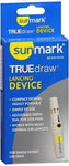 sunmark TRUEdraw Lancing Device Adjustable Depth Dial Lancing Device 5 Depth Settings Trigger Button 1 Count