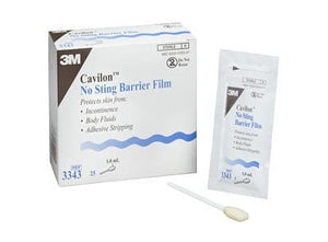 3M Cavilon Barrier Film 1.0 mL Wand, Alcohol Free, No Sting Box of 25