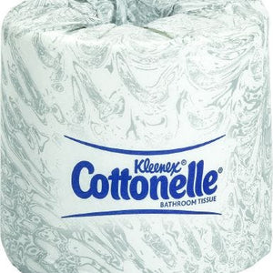 Kleenex Cottonelle Premium Toilet Tissue White 2-Ply Standard Size Cored Roll 451 Sheets 4 X 4.09 Inch, 1 Count
