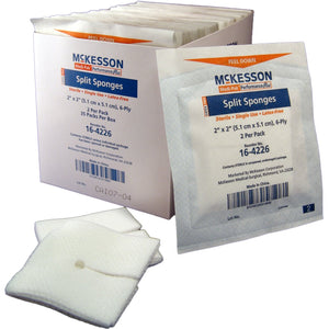 McKesson 16-4226 I.V. / Drain Split Dressing Case of 1400