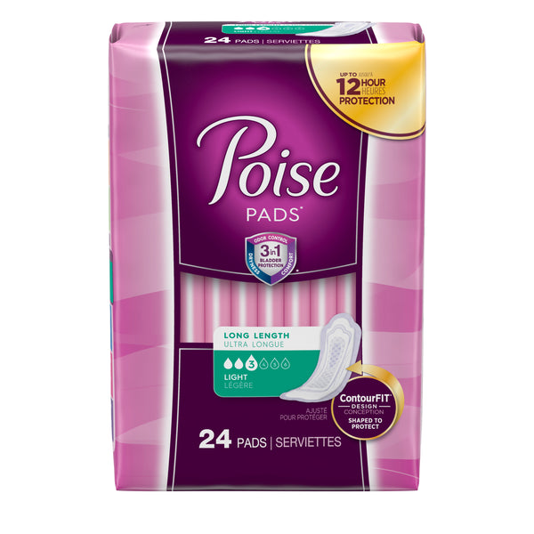 Poise 48536 Original Pads, Pack of 24 54591778