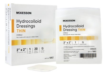 McKesson 1882 Hydrocolloid Dressing, 1 Each