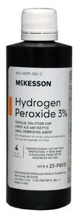 McKesson 23-F0010 Hydrogen Peroxide, 1 Each