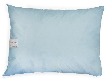 McKesson Bed Pillow 20 X 26 Inch Blue Reusable - 1 Each