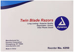 Razor Twin Blade Disposable, Box of 50
