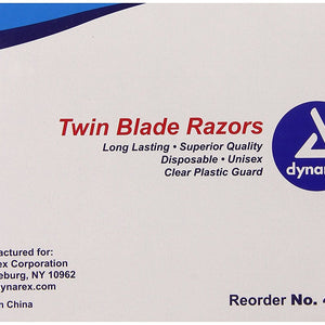 Razor Twin Blade Disposable, Box of 50