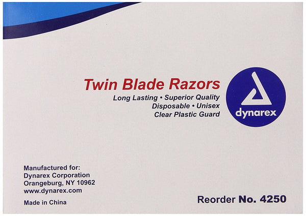 Razor Twin Blade Disposable, Box of 50
