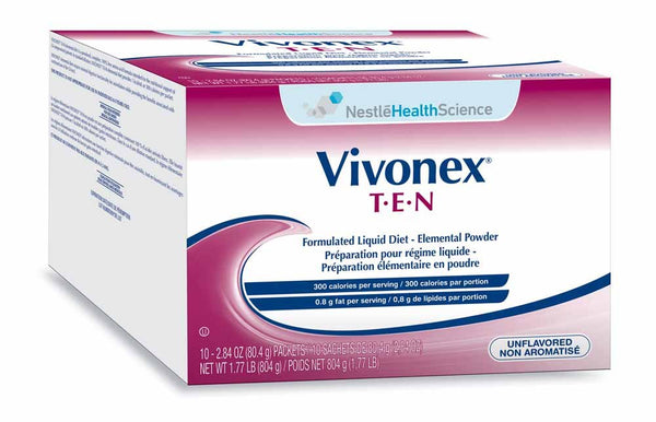 Nestle Vivonex T.E.N 2.84 oz: Unflavored, 10 Count 30499250