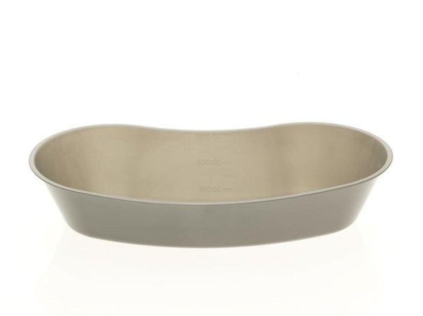 Medline Plastic Emesis Basins Graphite, 16 OZ - 250 Count