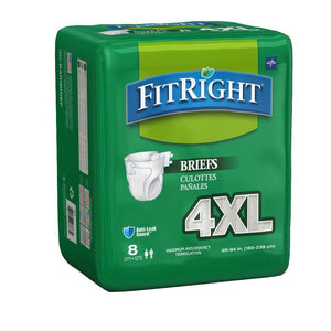 BariBrief Bariatric Briefs with Stand-Up Leak Guards for Waist Size 65"-94" 82134935