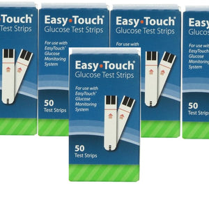 Easy Touch Test Strips, Box of 50, 5 Pack (250 Total) 31132556