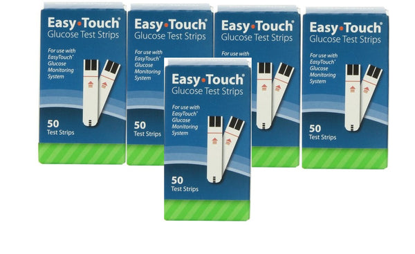 Easy Touch Test Strips, Box of 50, 5 Pack (250 Total) 31132556