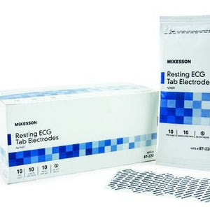Mckesson Resting ECG Tab Electrode: 1000 Count, 1" x 3/4"