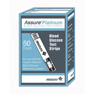 Assure Platinum Blood Glucose Test Strips 50 per Box 67841996