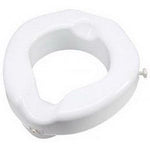 Carex Raised Toilet Seat with Safe Lock 93344359
