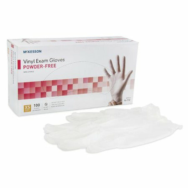 McKesson Vinyl Gloves, Clear 92008614 30384819
