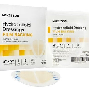 McKesson 1888 Hydrocolloid Dressing Box of 5