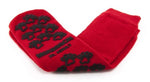 McKesson Terries Slipper Socks, Adult, X-Large, Red, Above the Ankle, 1 Pair