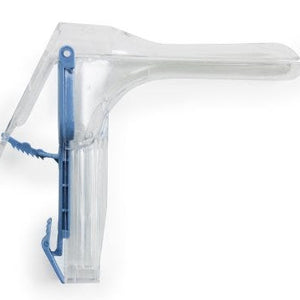 McKesson Graves Vaginal Speculum, NonSterile, Acrylic, Small, Double Blade, Duckbill, Disposable, Light Source Compatible, Box of 25