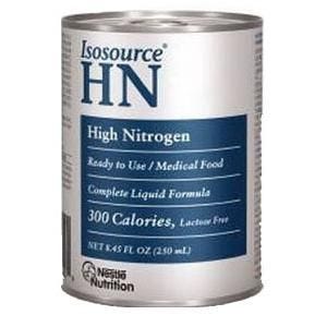 Nestle Isosource HN Tube Feeding Formula: 24 Count, 300 Calories, 250 ml, Carton, Unflavored