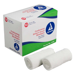 Dynarex Conforming Bandage - 3" x 4 1/10 yds, Box of 12 14303499